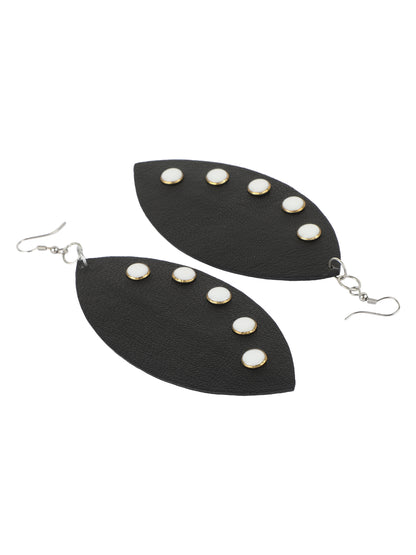 Aady Austin women's Handmade Long faux leather Earring (AAER22018)