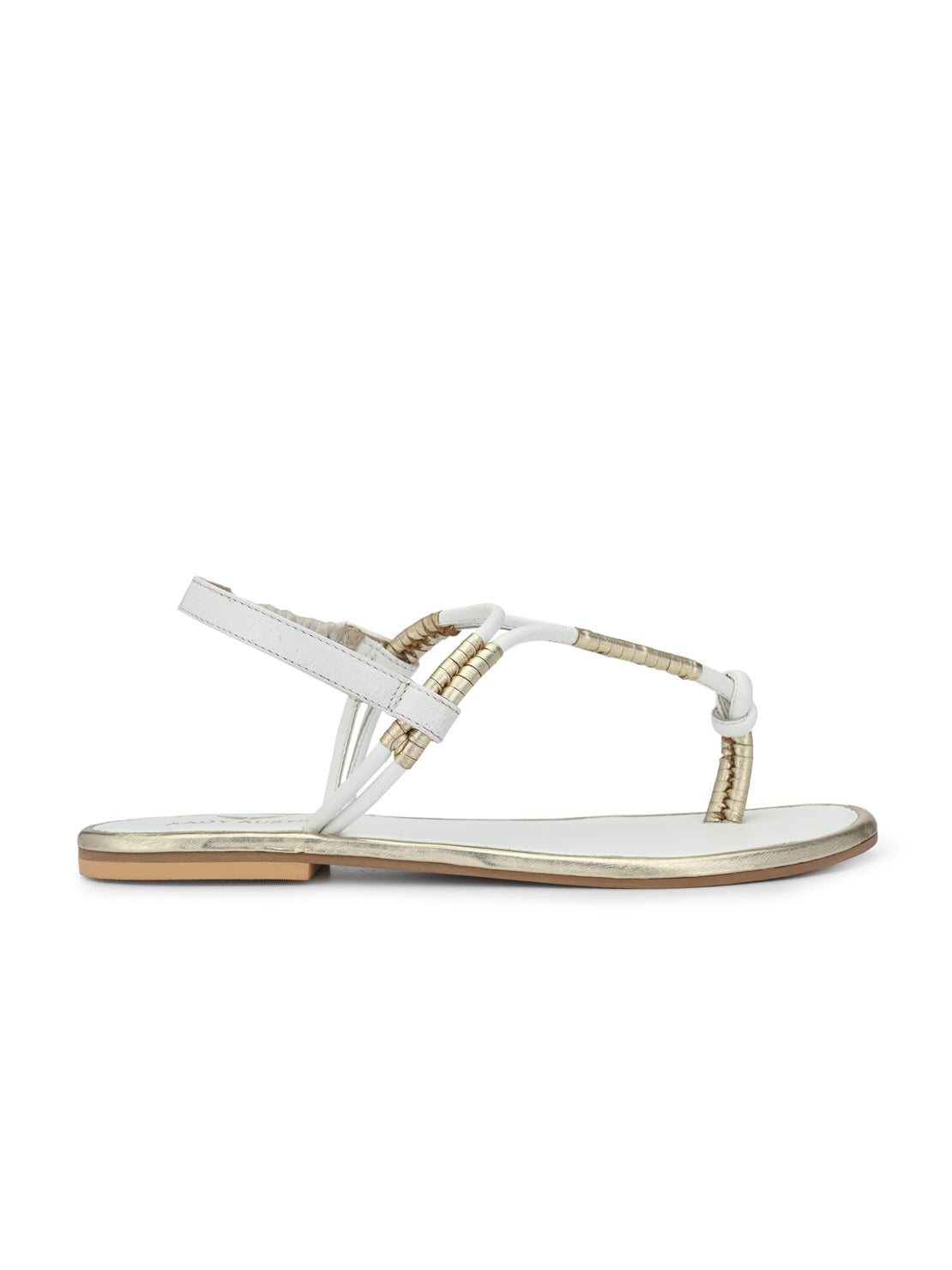 Aady Austin Women White Casual Open Toe Flats (AUSF19034)