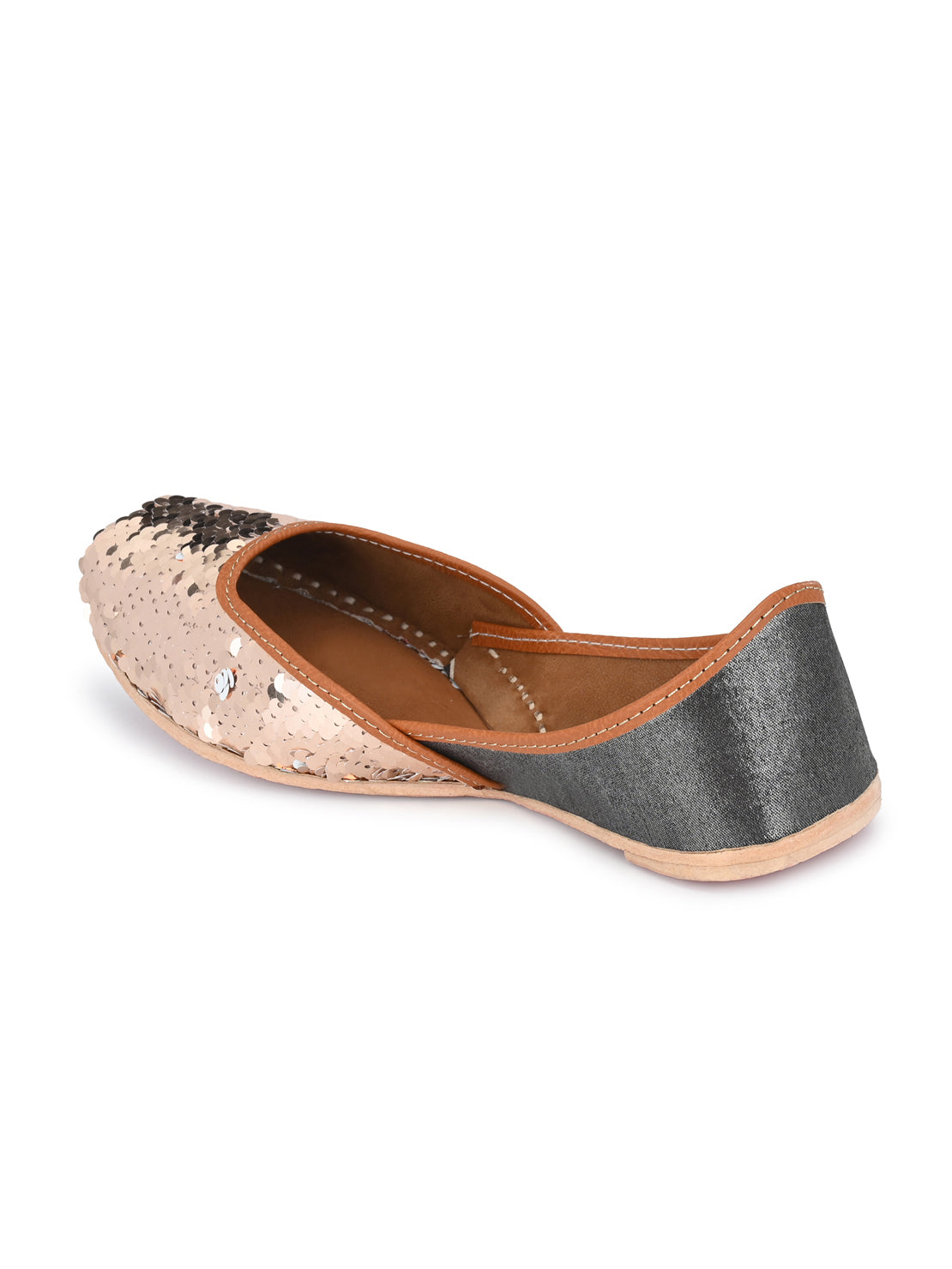Aady Austin Women Copper Trendy Ethnic Jutti Mojris (AUSF19046)