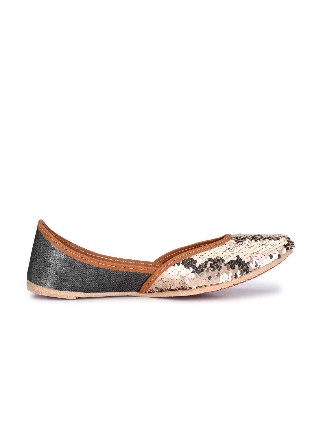 Aady Austin Women Copper Trendy Ethnic Jutti Mojris (AUSF19046)