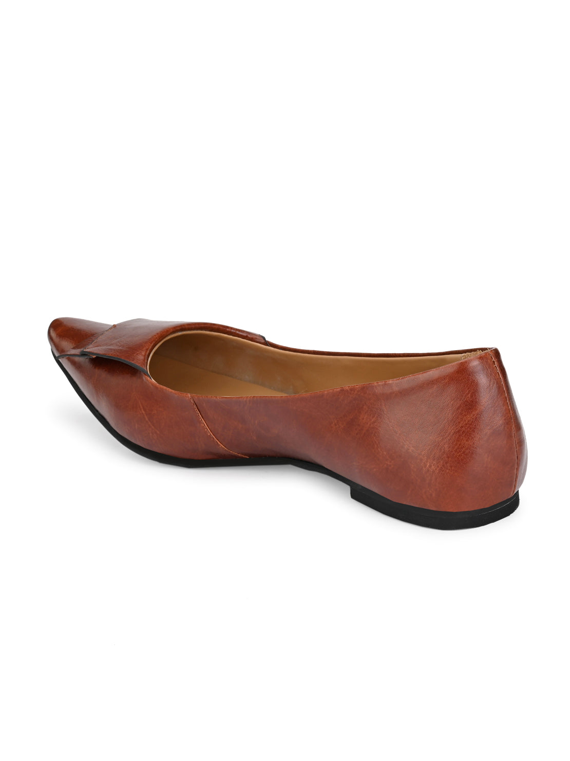 Aady Austin Women Brown Pointed Toe Flats Belly (AUSF19075)