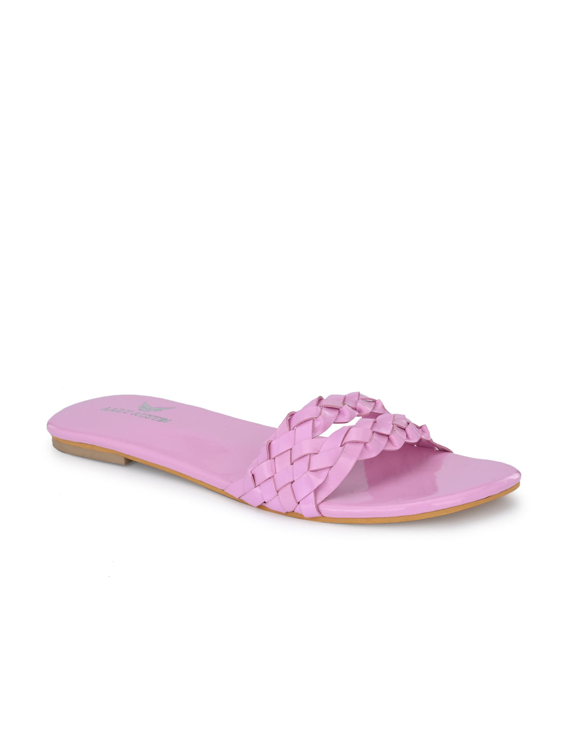 Aady Austin Women Pink Open Toe Slider Flats (AUSF20022)