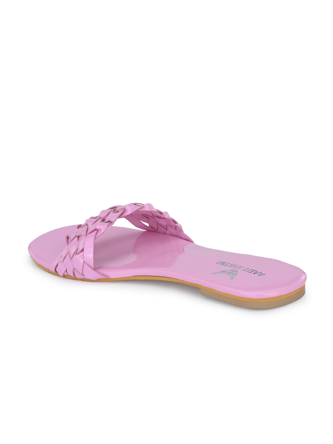 Aady Austin Women Pink Open Toe Slider Flats (AUSF20022)