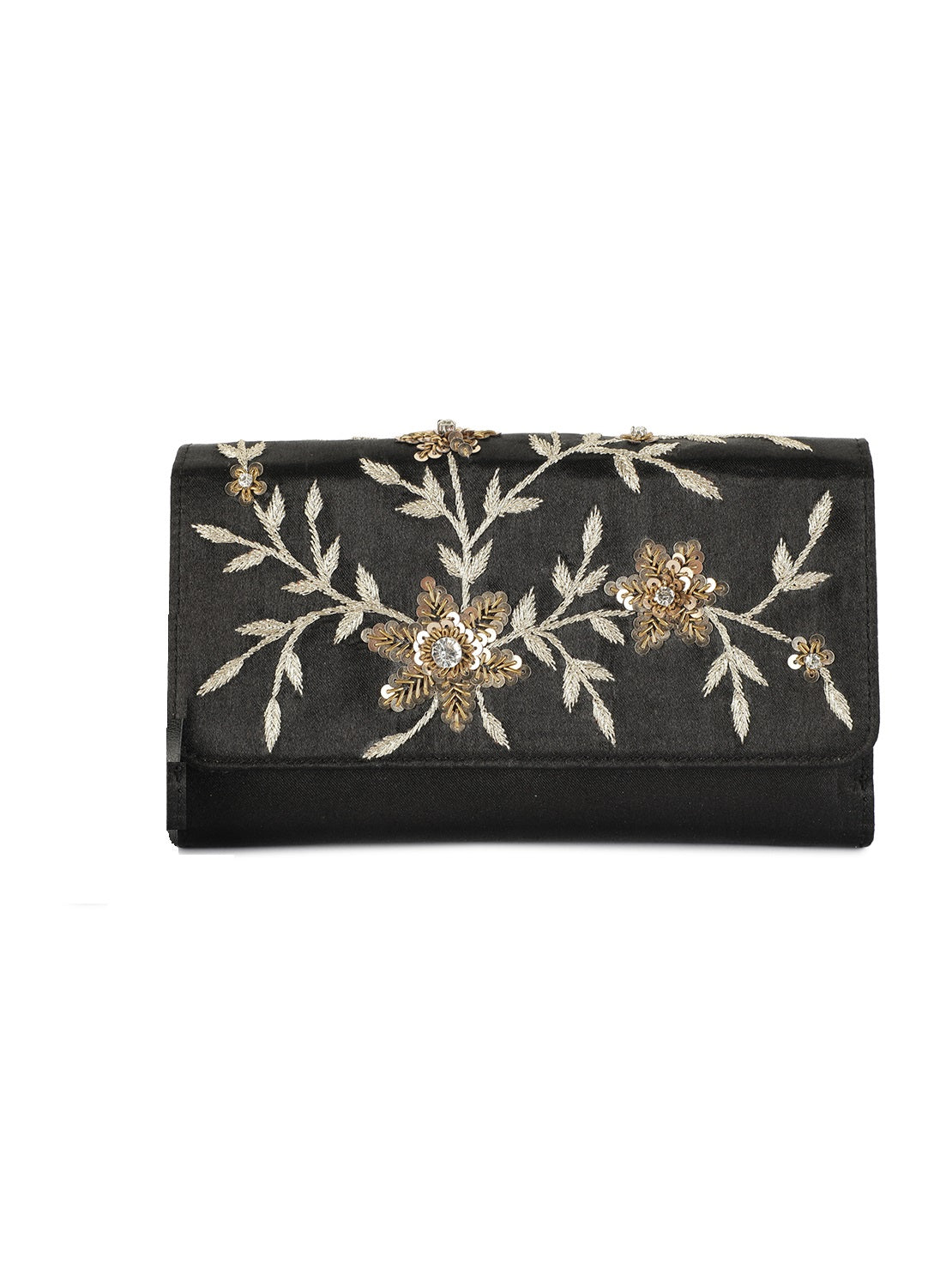Aady Austin Women's Hand Embrodiered Party Wear long strap Clutch (AUSFC22011)