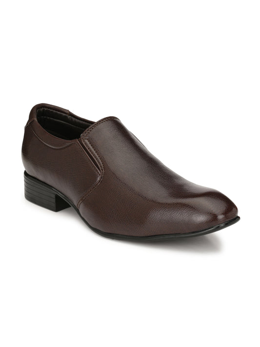 Guava Men's Brown Elegant Slip On Formal Shoes (GV15JA415)