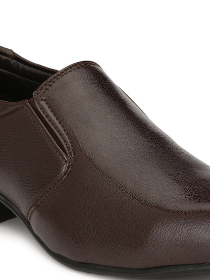 Guava Men's Brown Elegant Slip On Formal Shoes (GV15JA415)