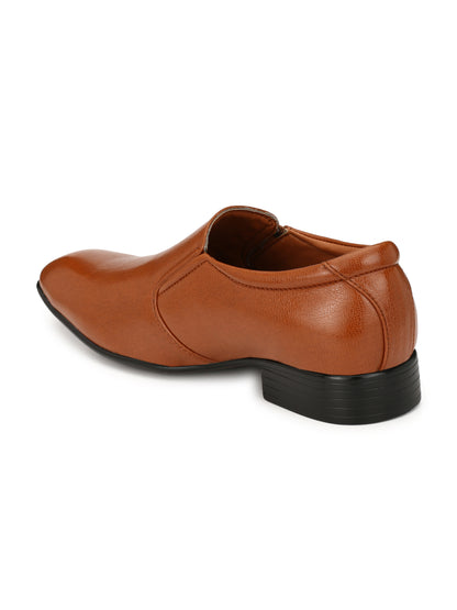 Guava Men's Tan Elegant Slip On Formal Shoes (GV15JA416)