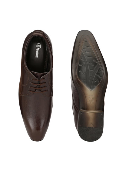 Guava Men's Brown Elegant Lace Up Formal Shoes (GV15JA417)