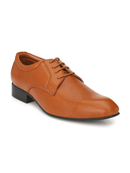 Guava Men's Tan Elegant Lace Up Formal Shoes (GV15JA419)