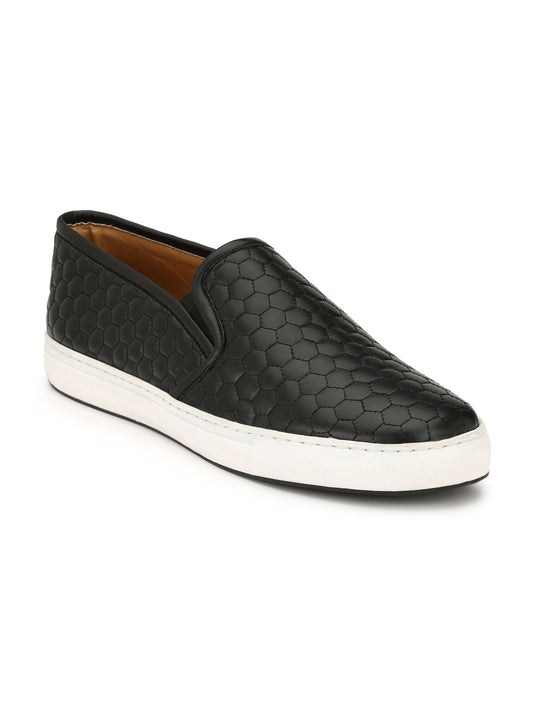 Guava Men's Black Casual Slip On Sneaker (GV15JA506)