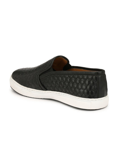 Guava Men's Black Casual Slip On Sneaker (GV15JA506)