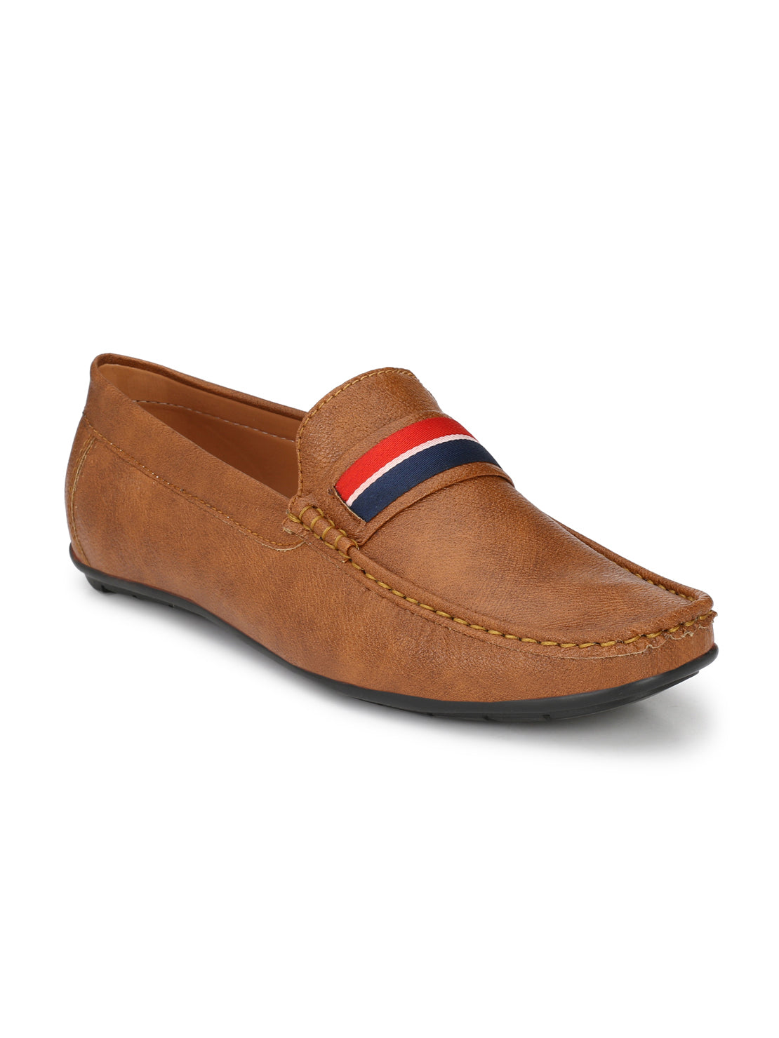 Guava Men's Tan Casual Slip On Driving Loafers (GV15JA571)