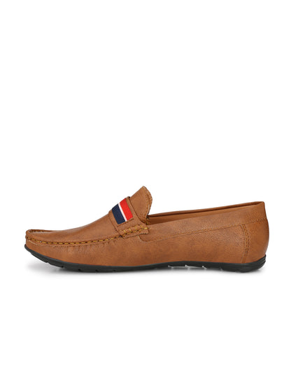 Guava Men's Tan Casual Slip On Driving Loafers (GV15JA571)