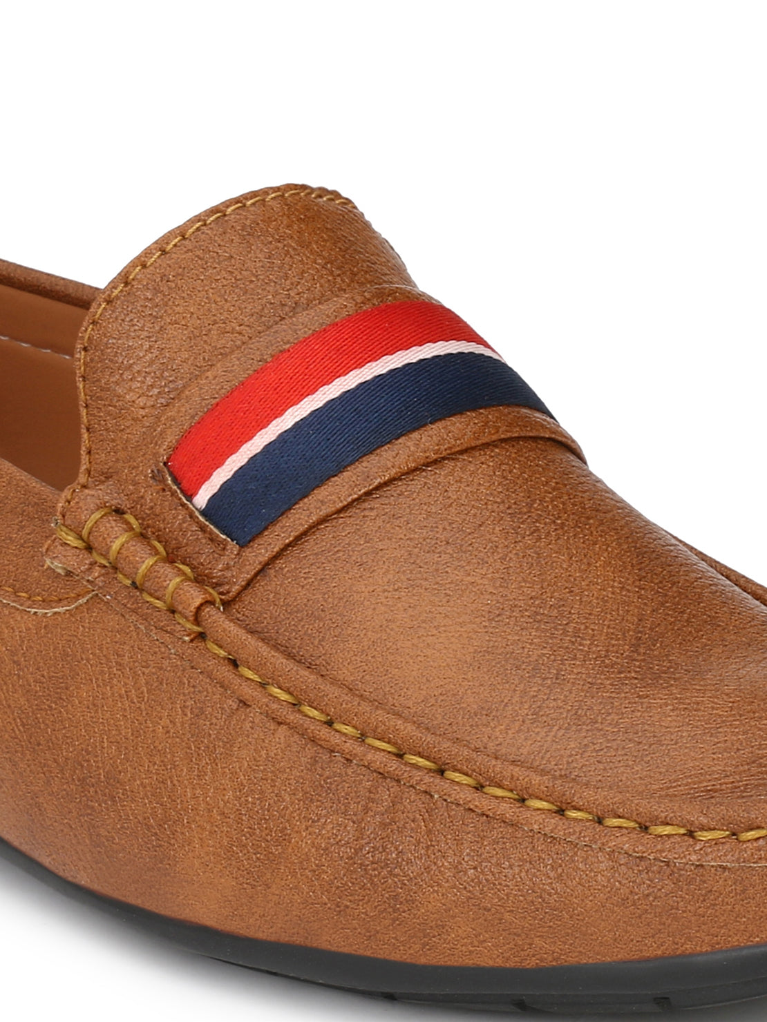 Guava Men's Tan Casual Slip On Driving Loafers (GV15JA571)