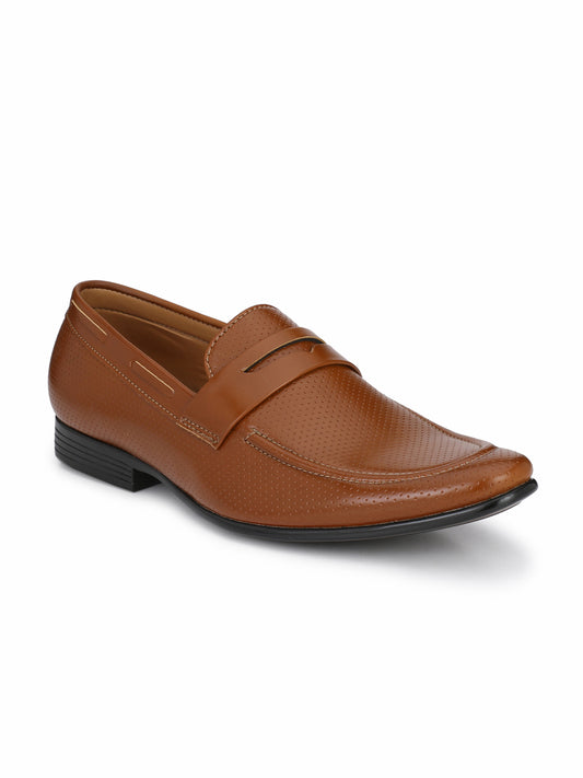 Guava Men's Tan Penny Slip On Formal Shoes (GV15JA578)
