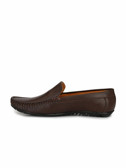 Guava Men's Brown Casual Slip On Driving Loafers (GV15JA611)