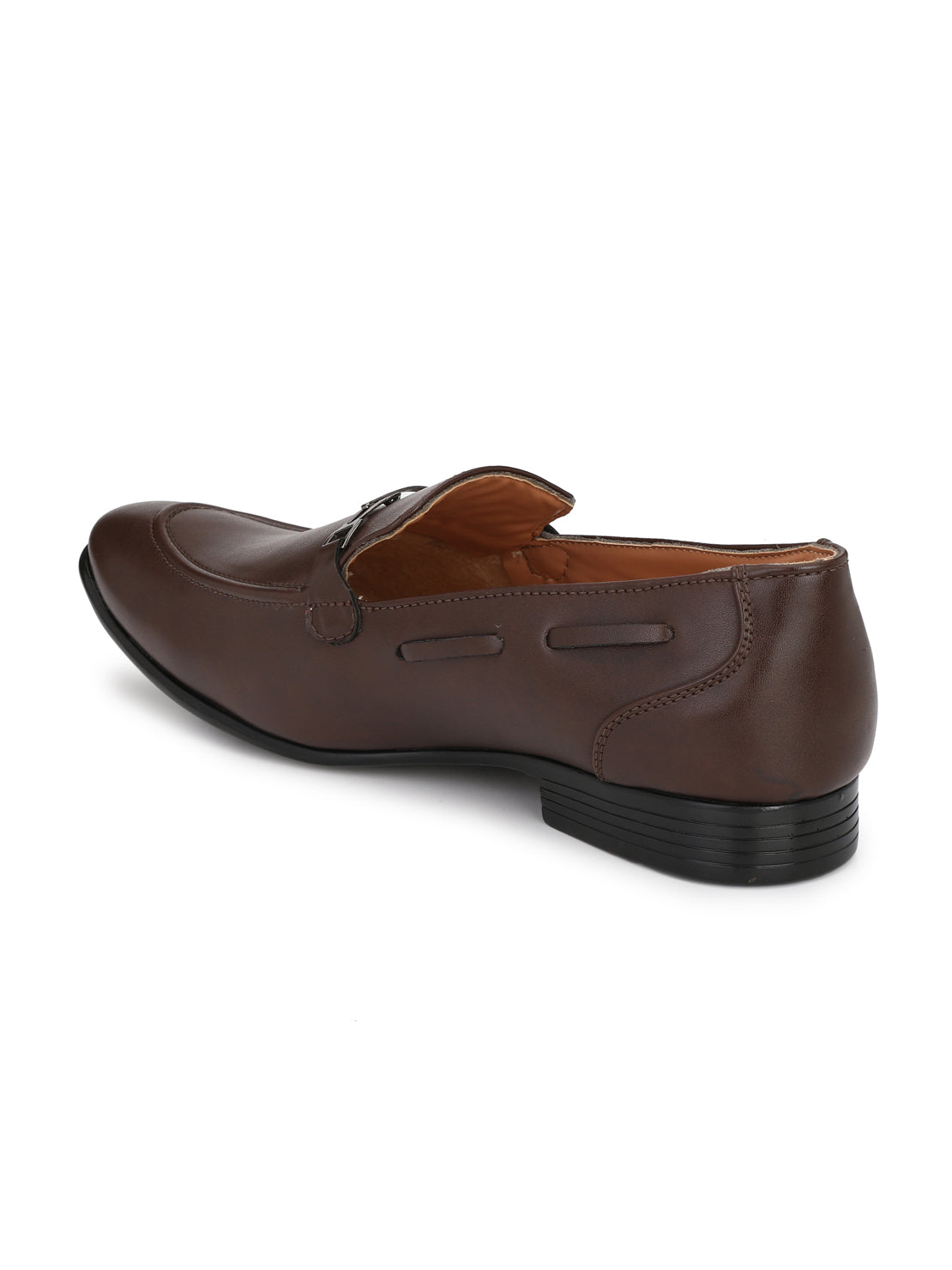 Guava Men's Brown Penny Slip On Formal Shoes (GV15JA624)