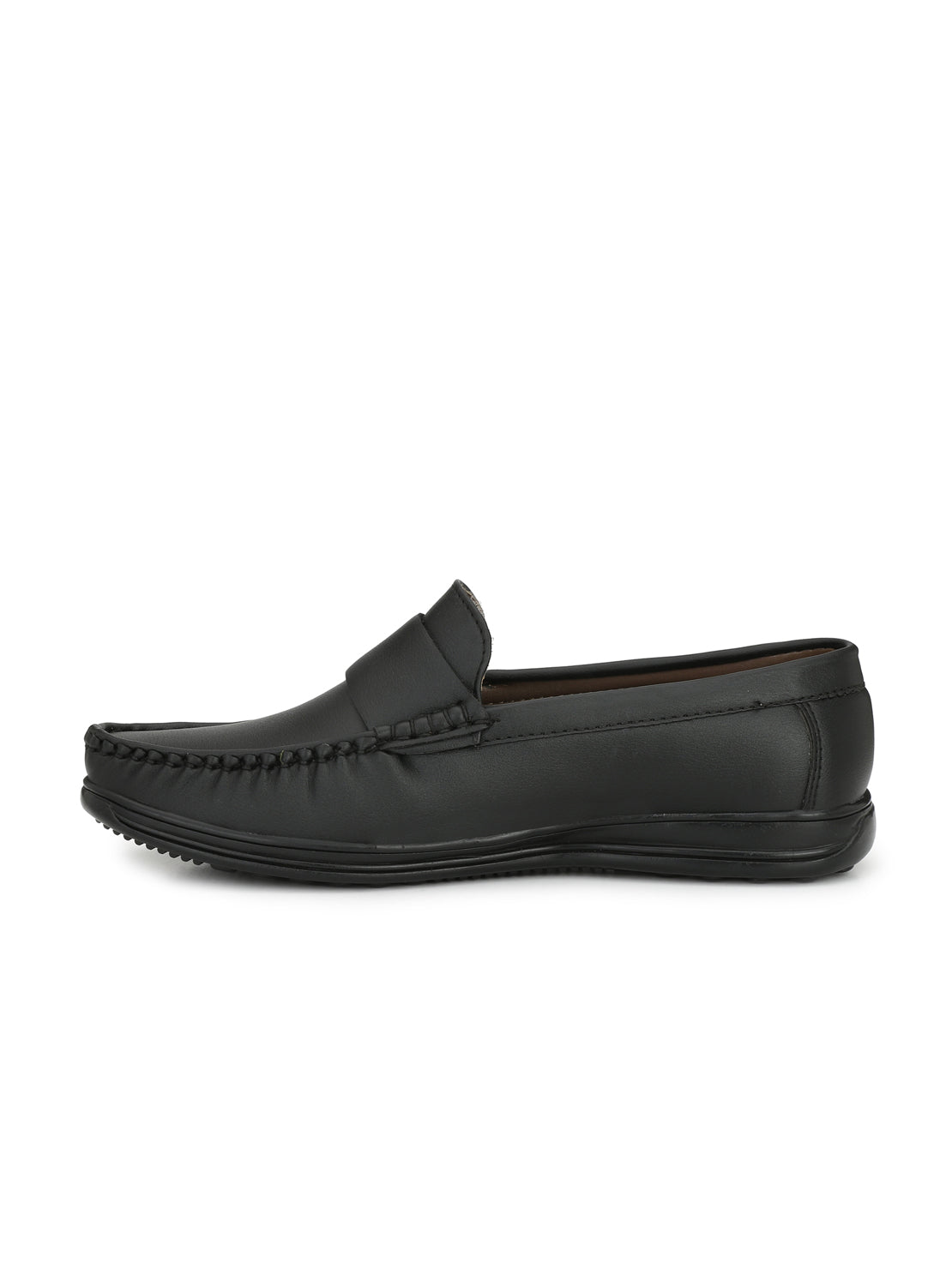 Guava Men's Black Stylish Slip On Driving Loafers (GV15JA640)