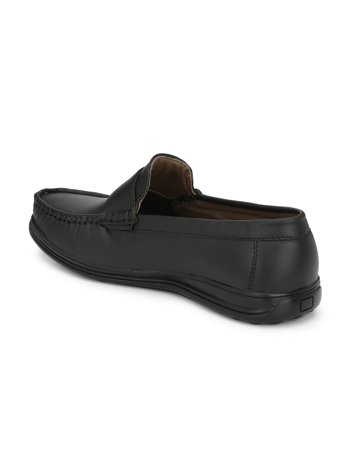 Guava Men's Black Stylish Slip On Driving Loafers (GV15JA640)