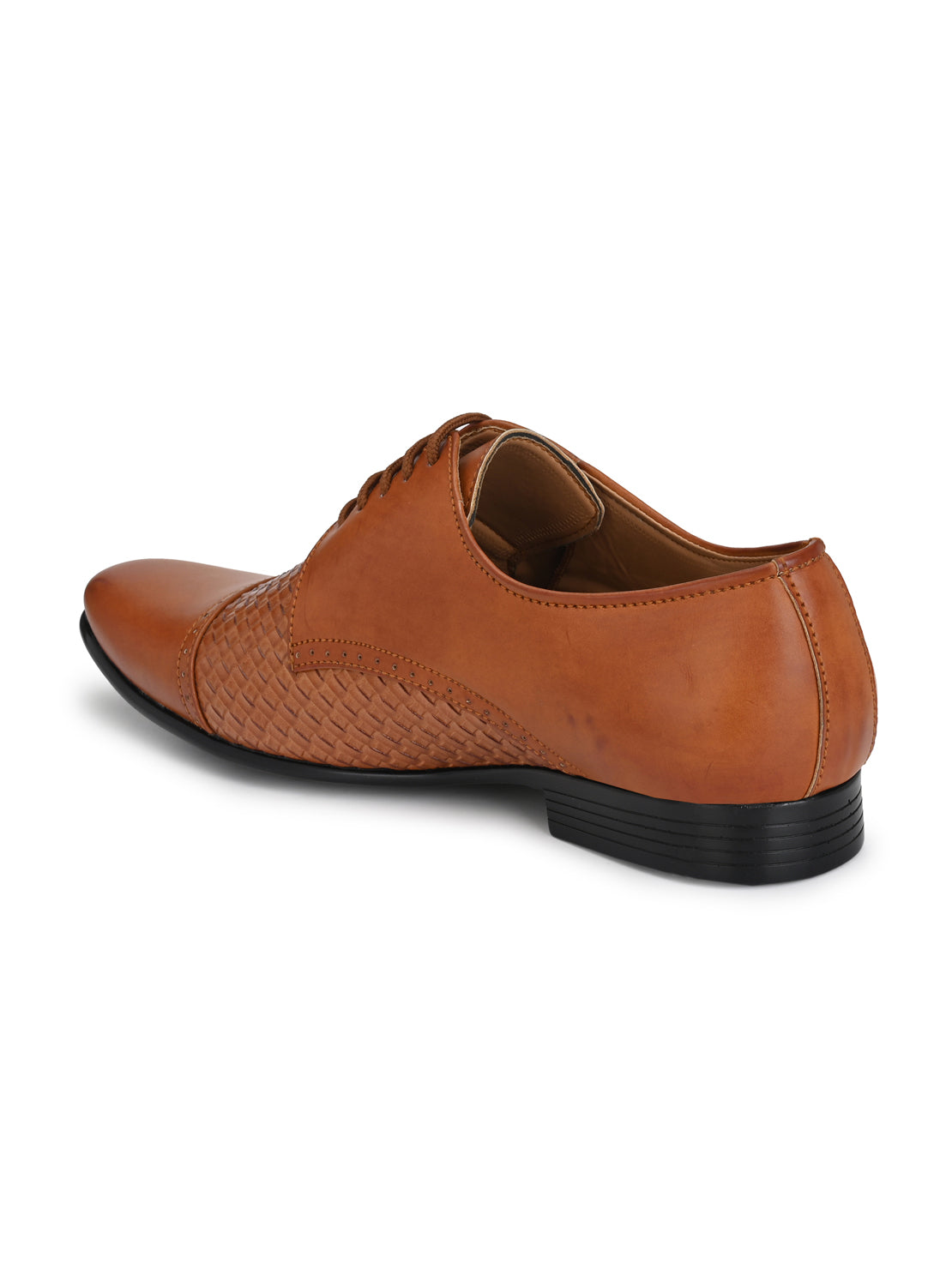 Guava Men's Tan Derby Lace Up Formal Shoes (GV15JA662)