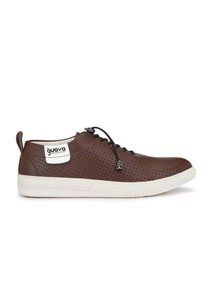 Guava Men's Tan Casual Stylo Lace Up Sneaker (GV15JA665)