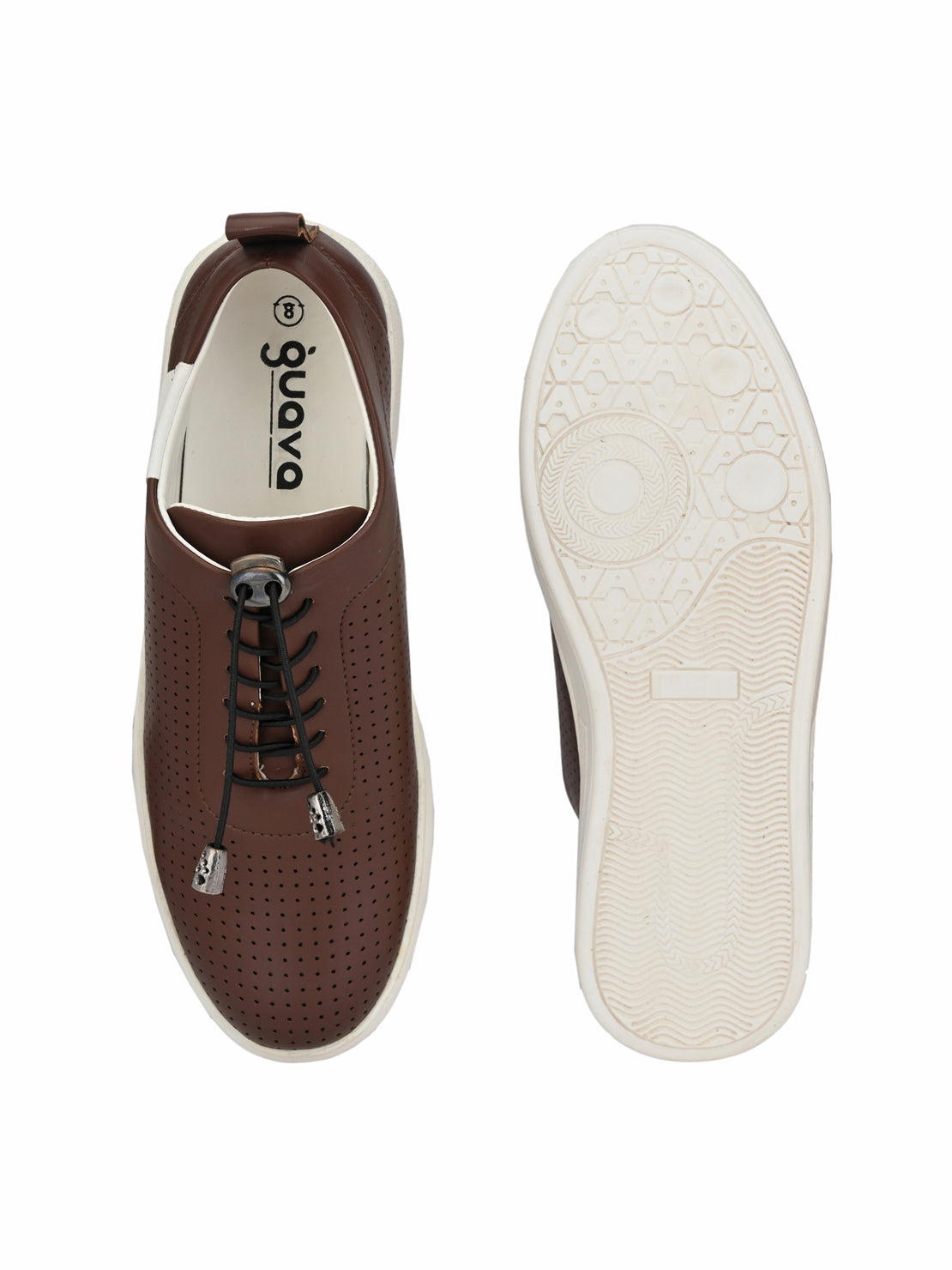 Guava Men's Tan Casual Stylo Lace Up Sneaker (GV15JA665)