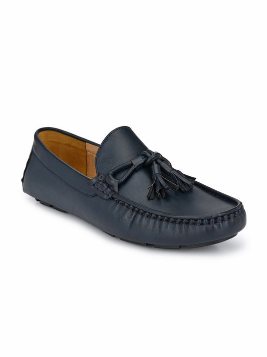 Guava Men's Blue Stylish Slip On Driving Loafers (GV15JA671)