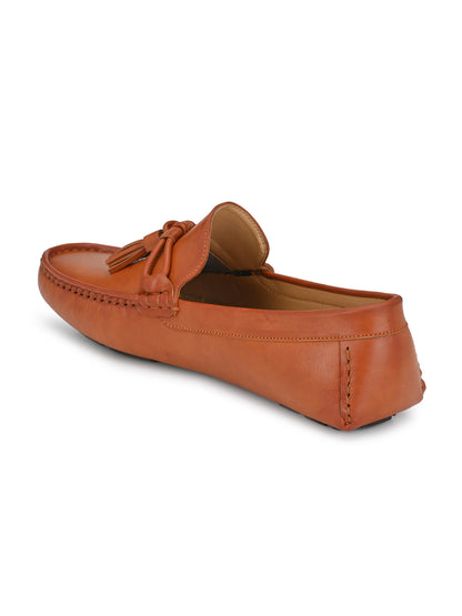 Guava Men's Tan Stylish Slip On Driving Loafers (GV15JA673)