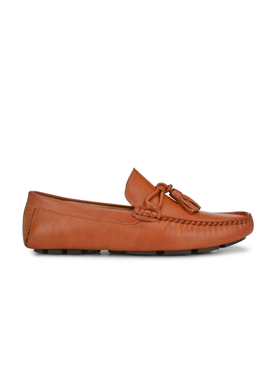 Guava Men's Tan Stylish Slip On Driving Loafers (GV15JA673)