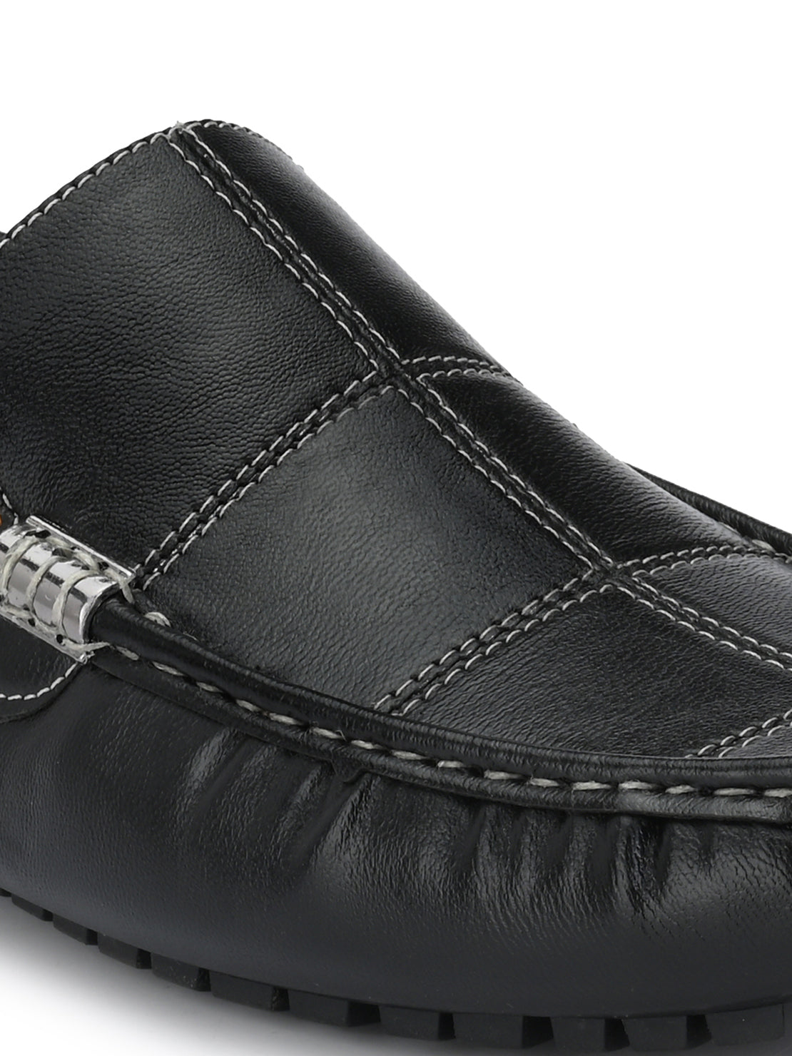 Guava Men's Black Stylish Slip On Driving Loafers (GV15JA674)