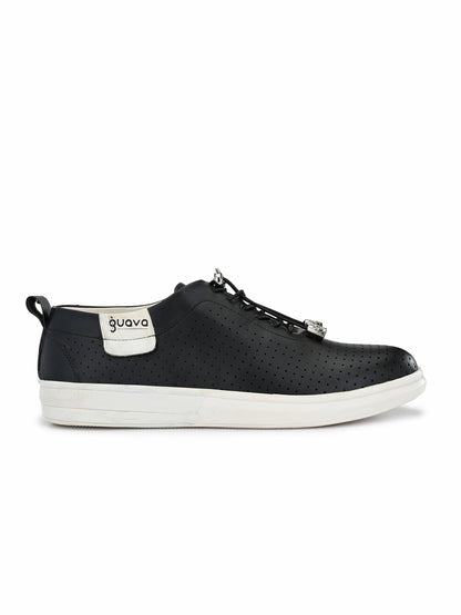 Guava Men's Black Casual Stylo Lace Up Sneaker (GV15JA681)
