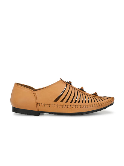 Guava Men's Black Stylish Slip On Driving Loafers (GV15JA693)
