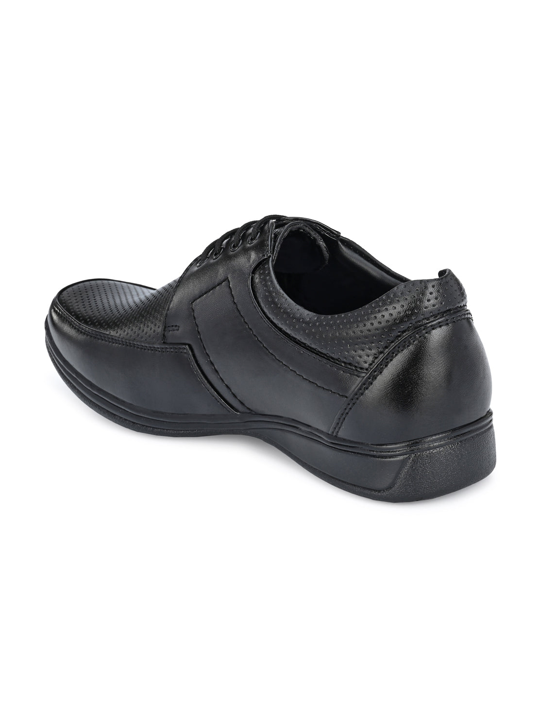 Guava Men's Black Derby Lace Up Formal Shoes (GV15JA736)