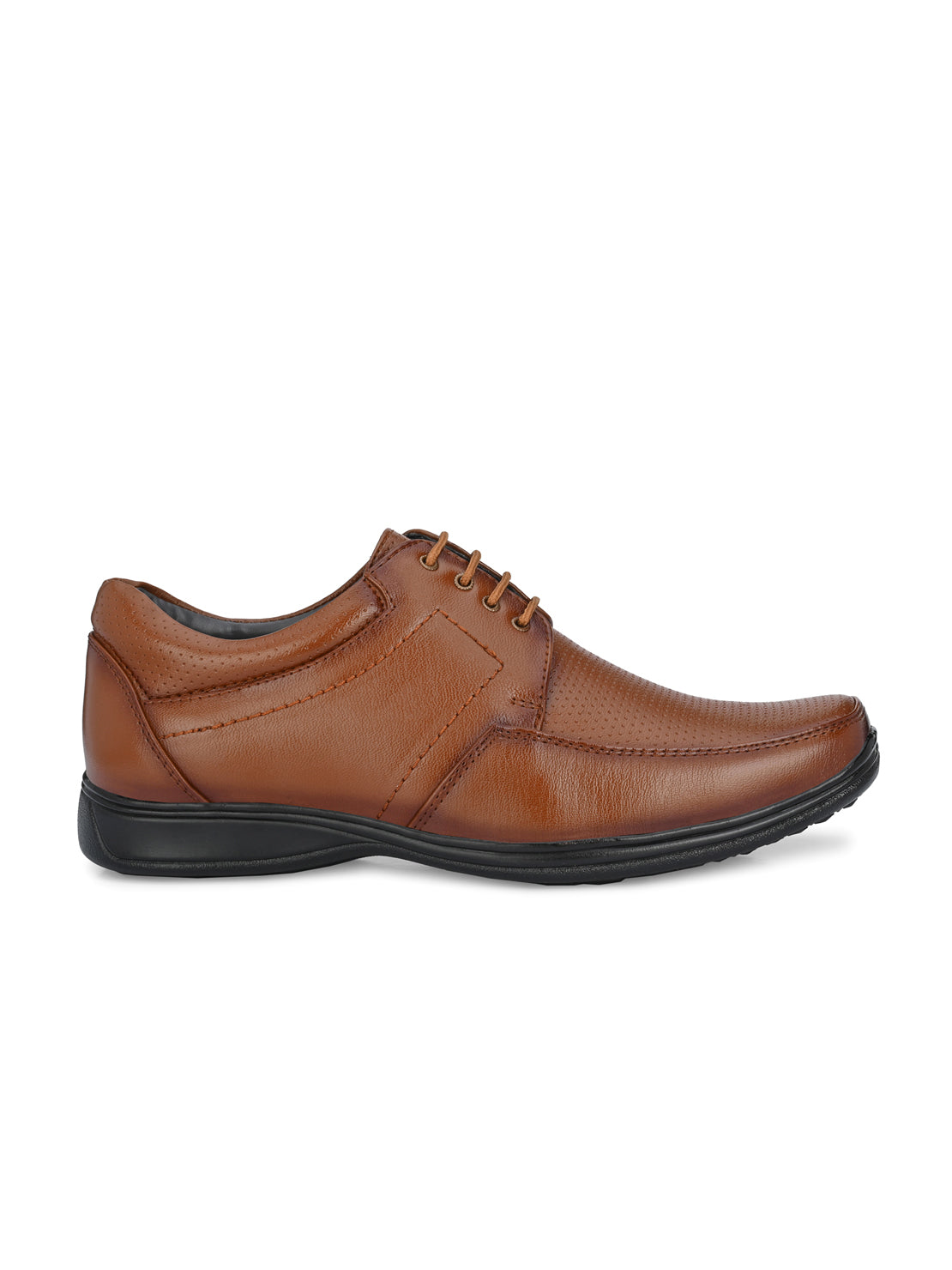 Guava Men's Brown Derby Lace Up Formal Shoes (GV15JA737)