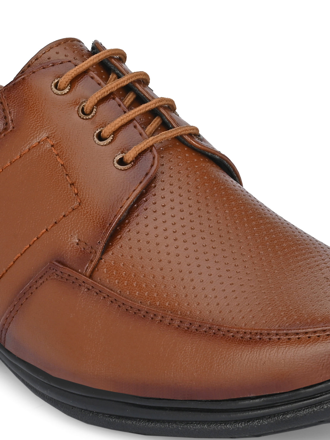 Guava Men's Brown Derby Lace Up Formal Shoes (GV15JA737)