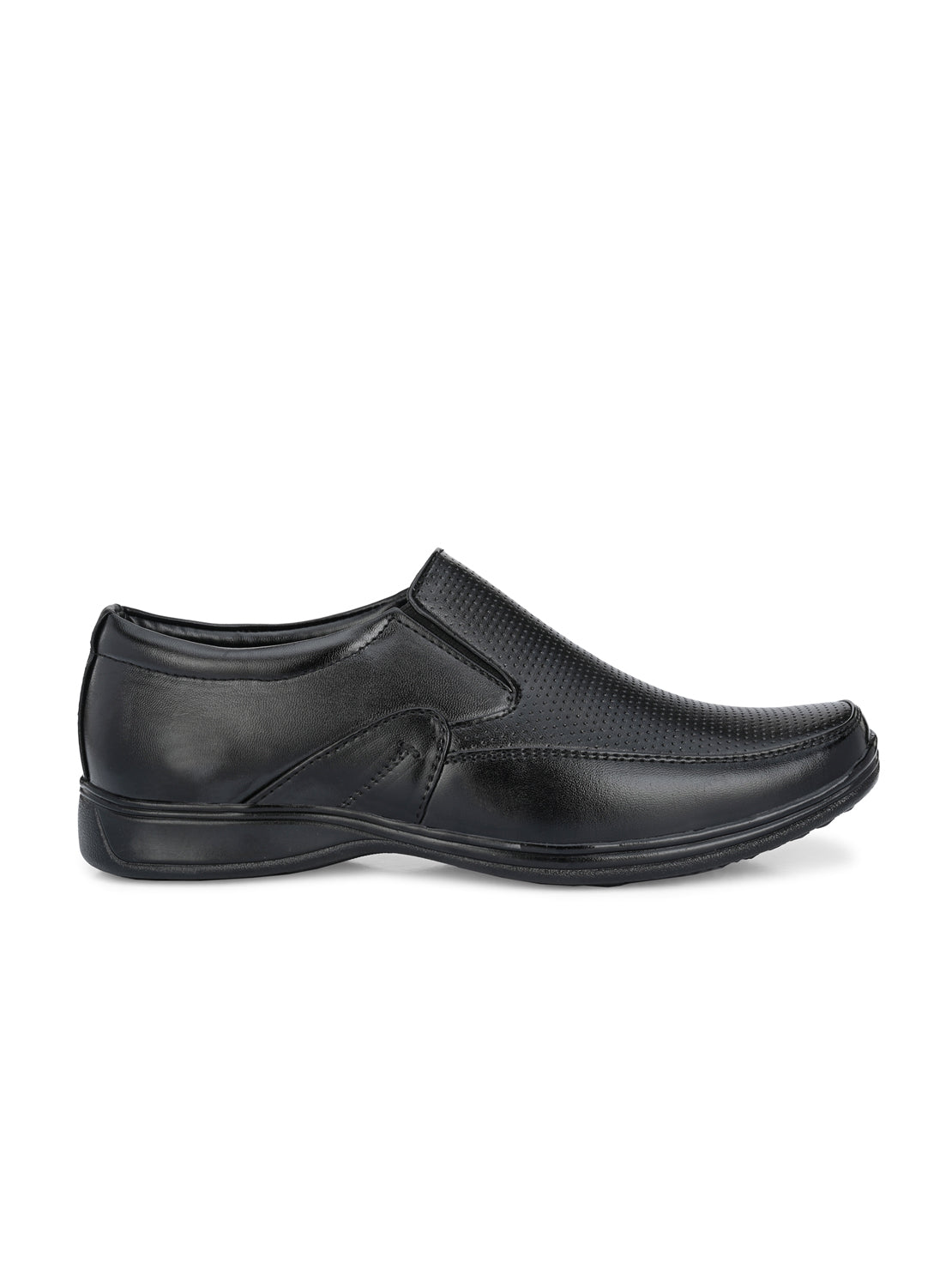 Guava Men's Black Slip On Formal Shoes (GV15JA738)