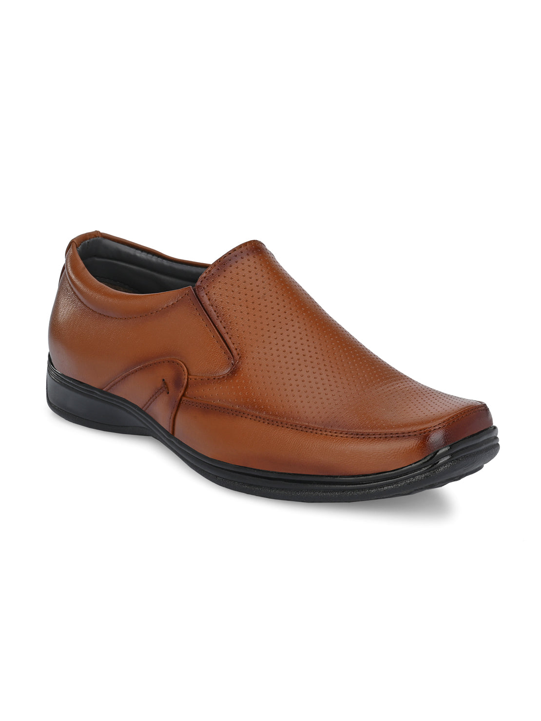 Guava Men's Brown Slip On Formal Shoes (GV15JA739)