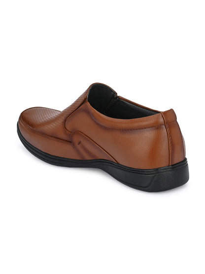 Guava Men's Brown Slip On Formal Shoes (GV15JA739)