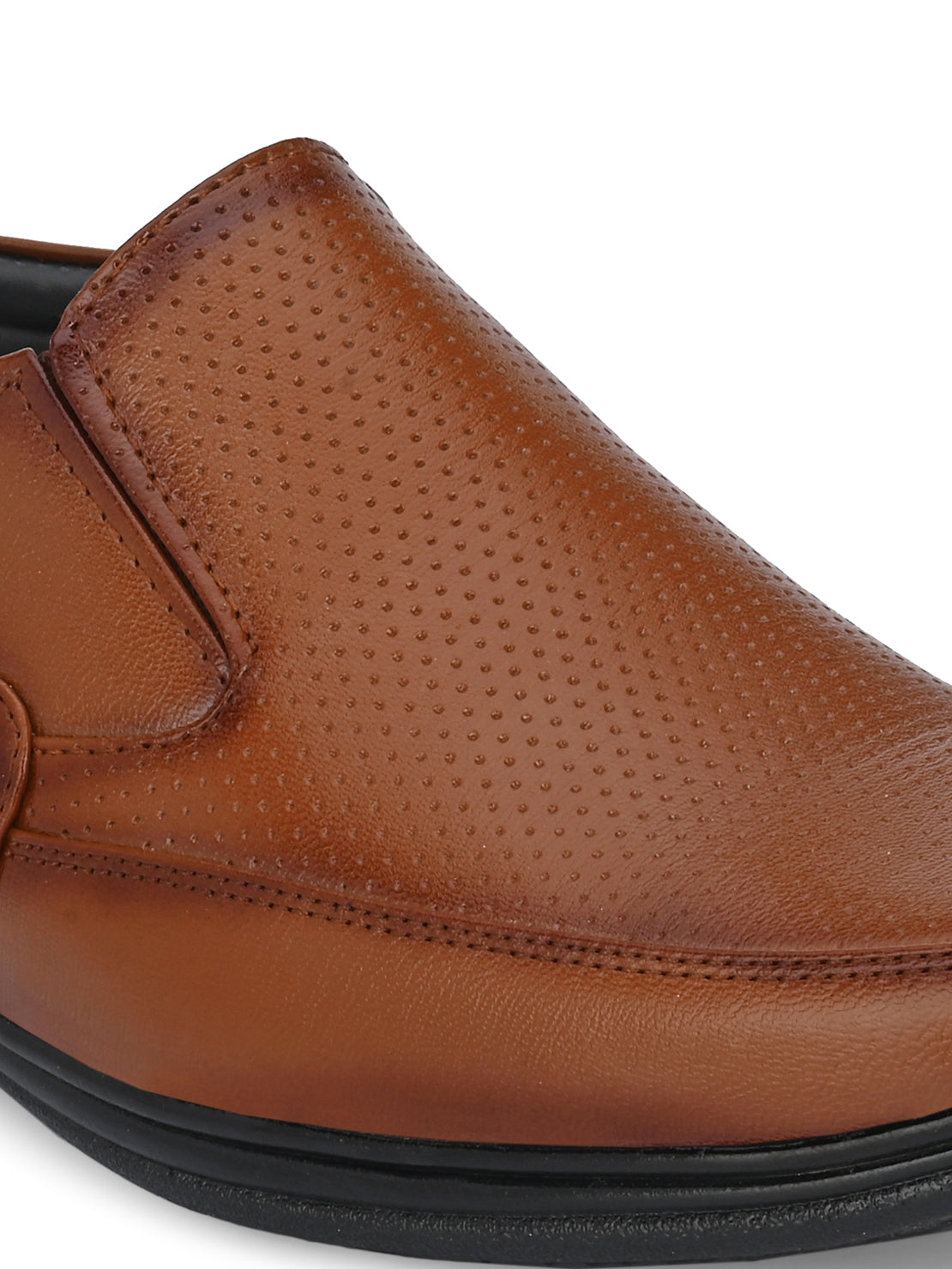 Guava Men's Brown Slip On Formal Shoes (GV15JA739)