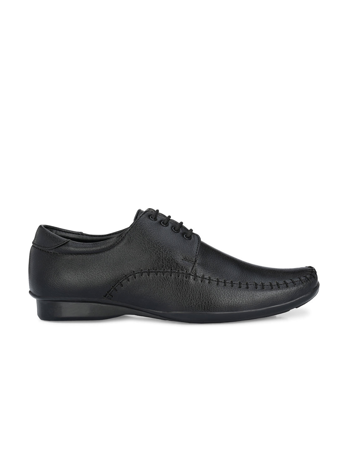 Guava Men's Black Derby Lace Up Formal Shoes (GV15JA740)