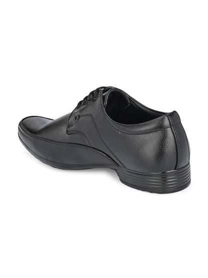 Guava Men's Black Derby Lace Up Formal Shoes (GV15JA741)