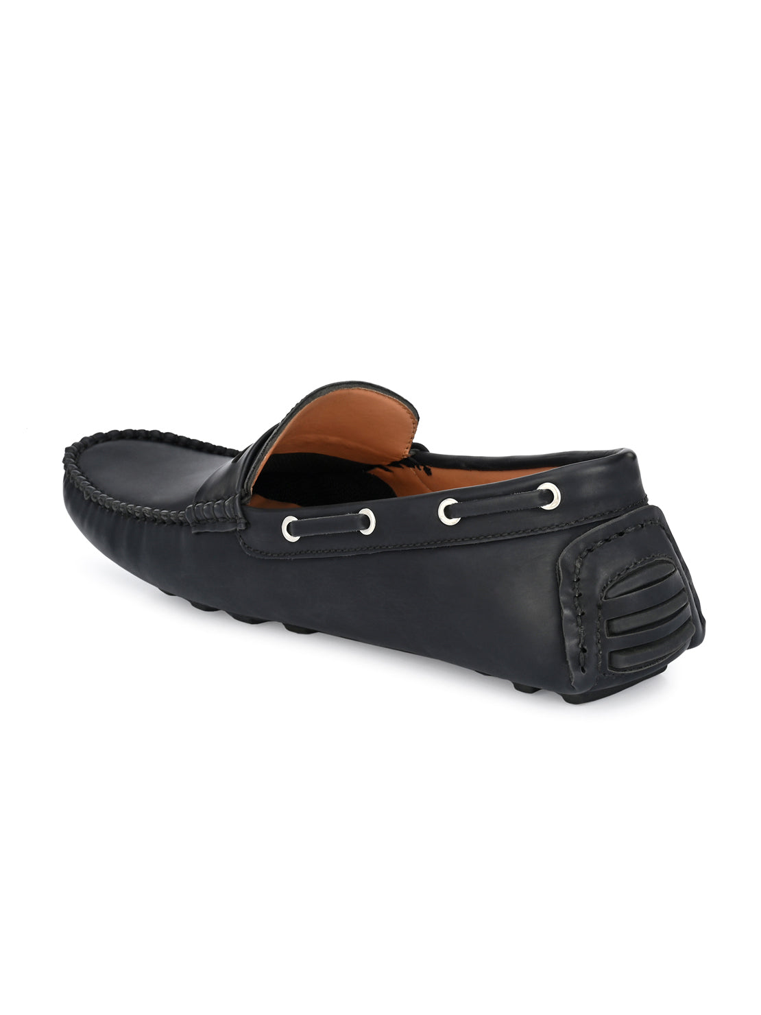 Guava Men's Black Casual Slip On Driving Loafers (GV15JA745)