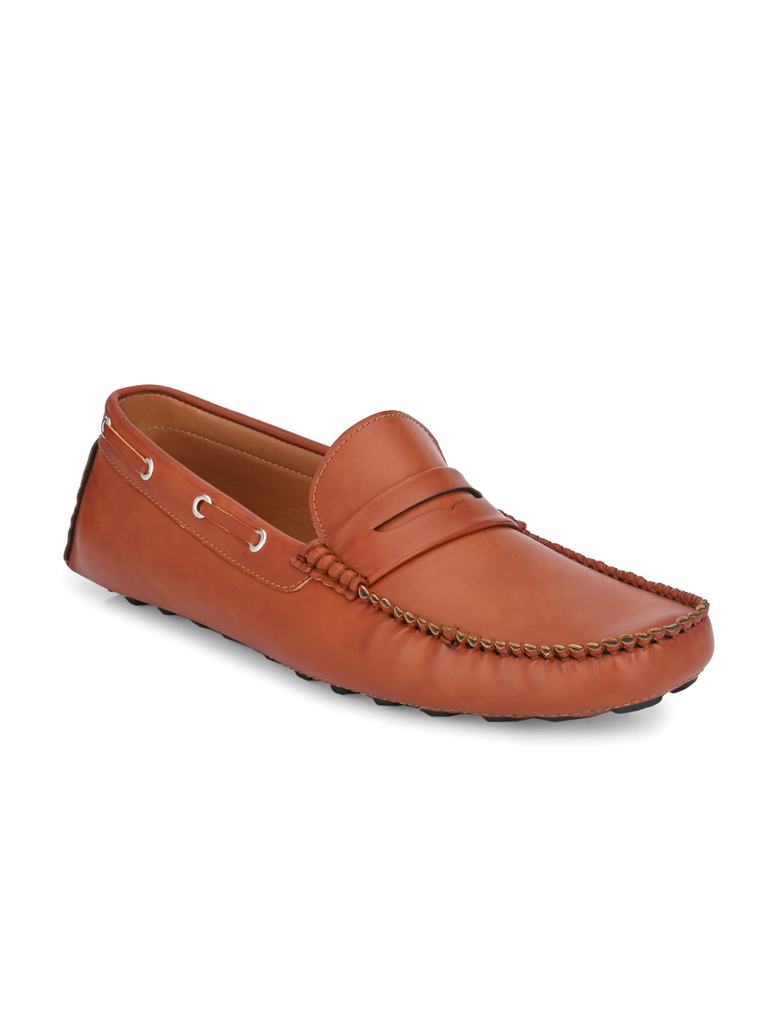 Guava Men's Tan Casual Slip On Driving Loafers (GV15JA747)