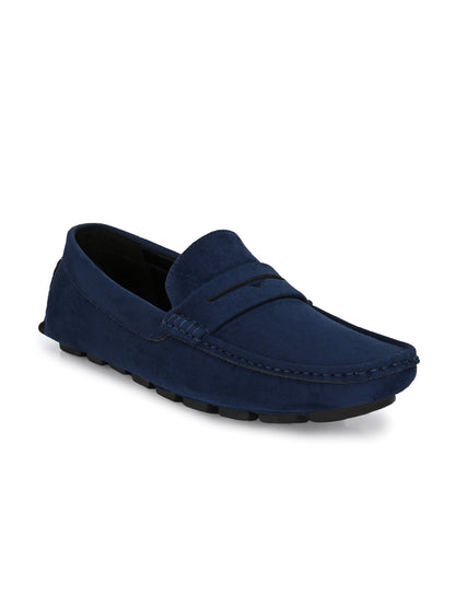 Guava Men's Blue Casual Slip On Driving Loafers (GV15JA754)