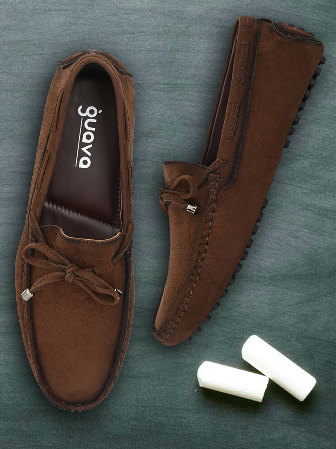 Guava Men's Brown Casual Slip On Driving Loafers (GV15JA757)