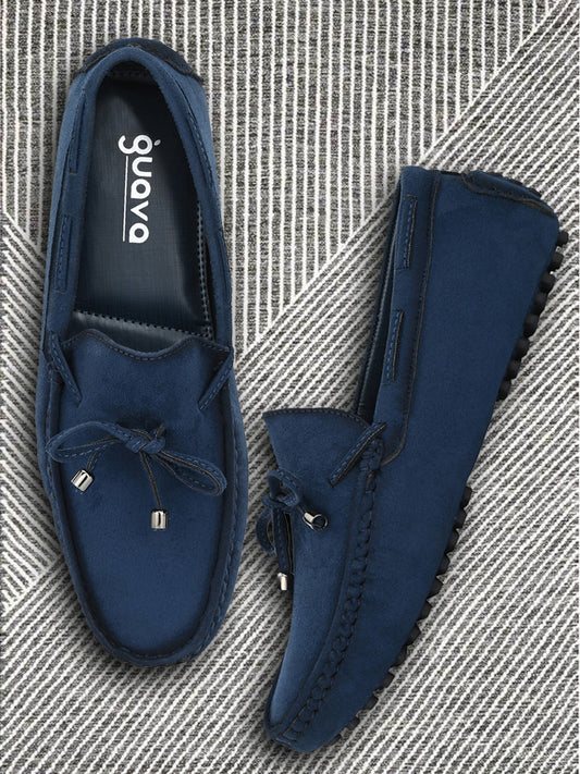 Guava Men's Blue Casual Slip On Driving Loafers (GV15JA759)