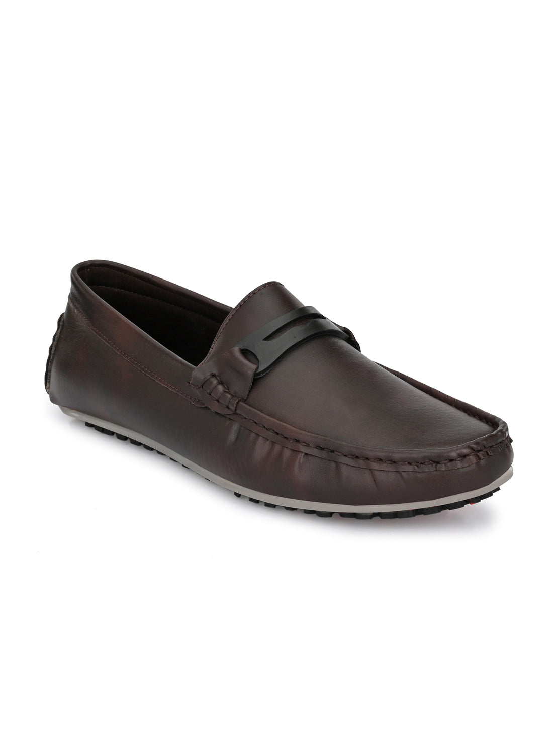 Guava Men's Brown Casual Slip On Driving Loafers (GV15JA764)