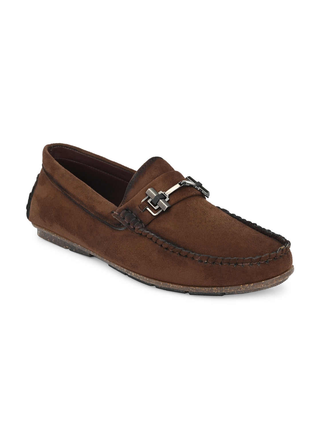 Guava Men's Brown Casual Slip On Driving Loafers (GV15JA765)
