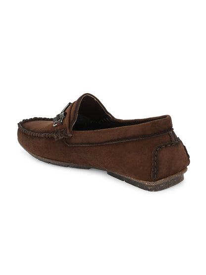 Guava Men's Brown Casual Slip On Driving Loafers (GV15JA765)