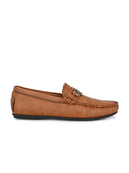 Guava Men's Tan Casual Slip On Driving Loafers (GV15JA766)